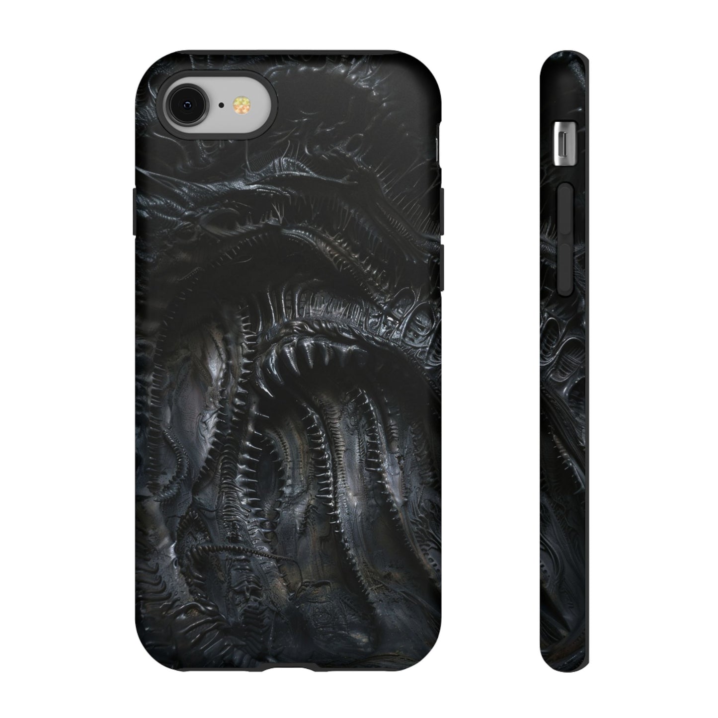 Surreal Biomechanical Phone Case - Gothic Sci-Fi Art for iPhone, Samsung Galaxy, and Google Pixel Devices