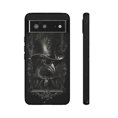 Gothic Plague Doctor Phone Case - Mysterious and Dark Design for iPhone, Samsung Galaxy, and Google Pixel Devices