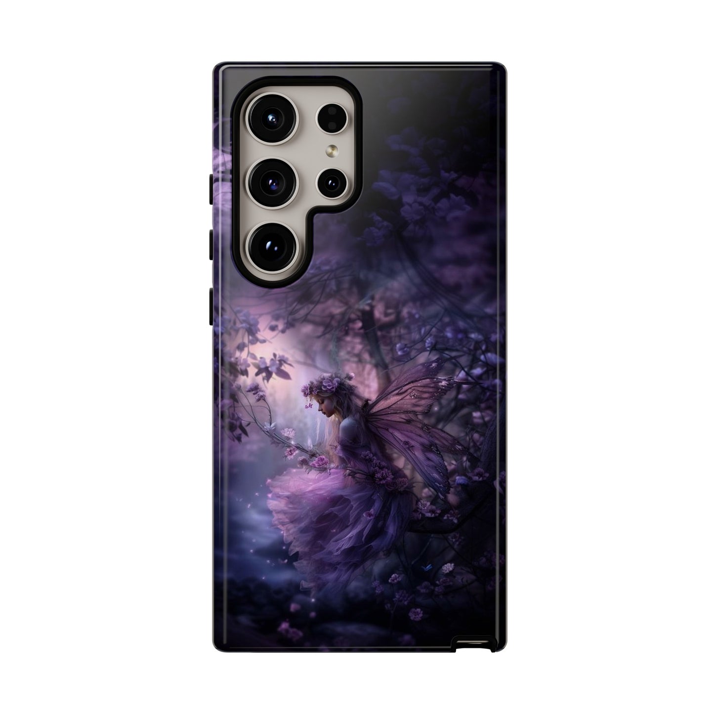 Fairy in the Moonlight Phone Case - Magical Night Scene for iPhone, Samsung Galaxy, Google Pixel Devices - Enchanted Fantasy Art