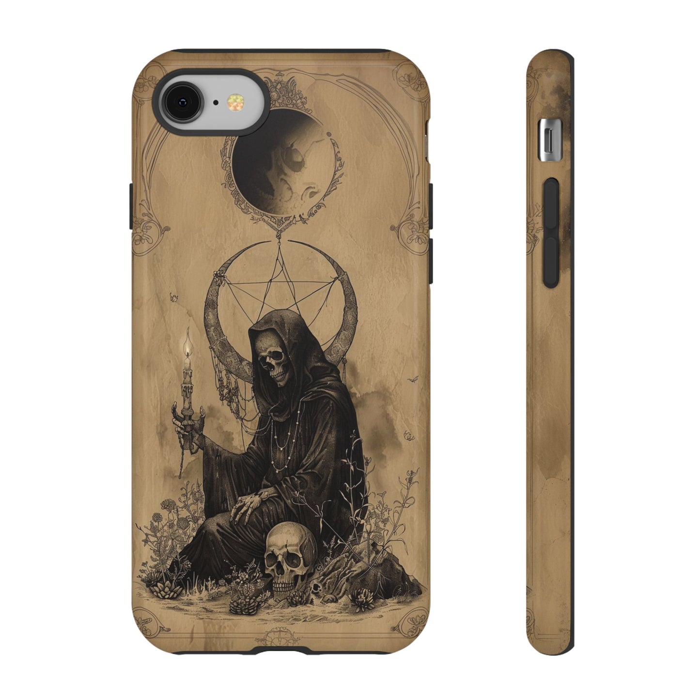 Gothic Reaper Phone Case - Dark Aesthetic Art for iPhone, Samsung, Google Pixel