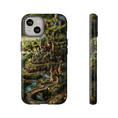 Fairy Kingdom Phone Case - Enchanted Castle Artwork for iPhone, Samsung Galaxy, and Google Pixel Devices