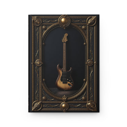 Vintage Electric Guitar Hardcover Journal