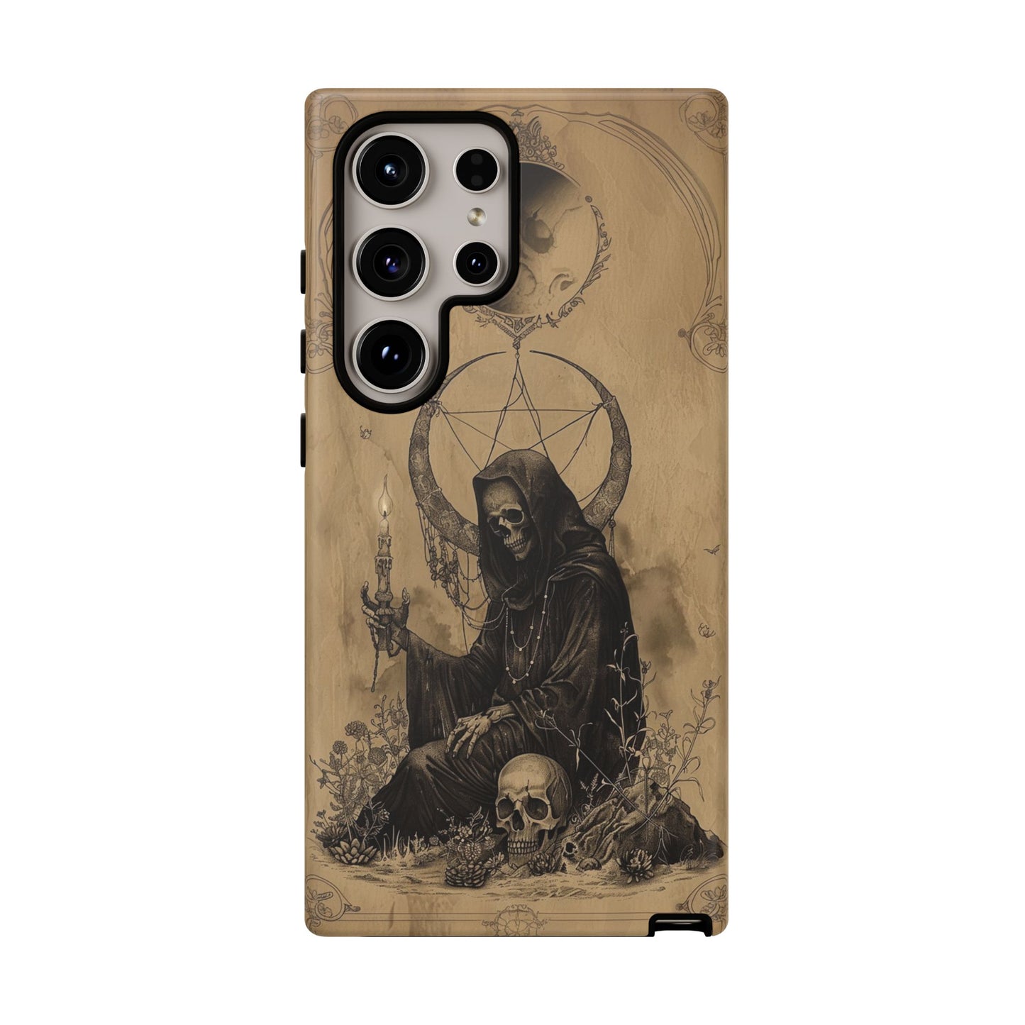 Gothic Reaper Phone Case - Dark Aesthetic Art for iPhone, Samsung, Google Pixel