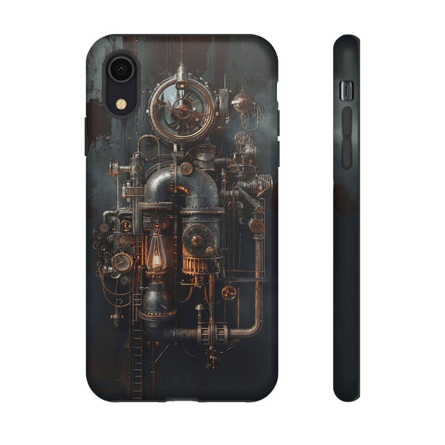 Steampunk Machine #2 Phone Case - Intricate Industrial Design for iPhone, Samsung Galaxy, Google Pixel Devices, Victorian Design Gears