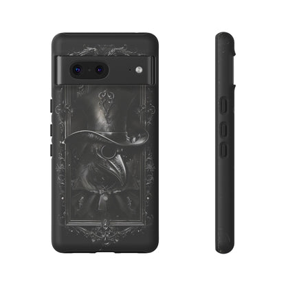 Gothic Plague Doctor Phone Case - Mysterious and Dark Design for iPhone, Samsung Galaxy, and Google Pixel Devices