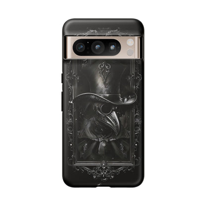 Gothic Plague Doctor Phone Case - Mysterious and Dark Design for iPhone, Samsung Galaxy, and Google Pixel Devices