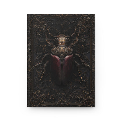 Ornate Beetle Hardcover Journal - Unique Insect-Themed Notebook