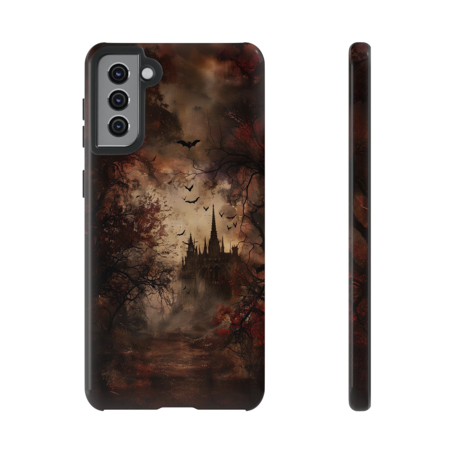 Gothic Castle Phone Case - Spooky Halloween Design for iPhone, Samsung Galaxy, Google Pixel Devices