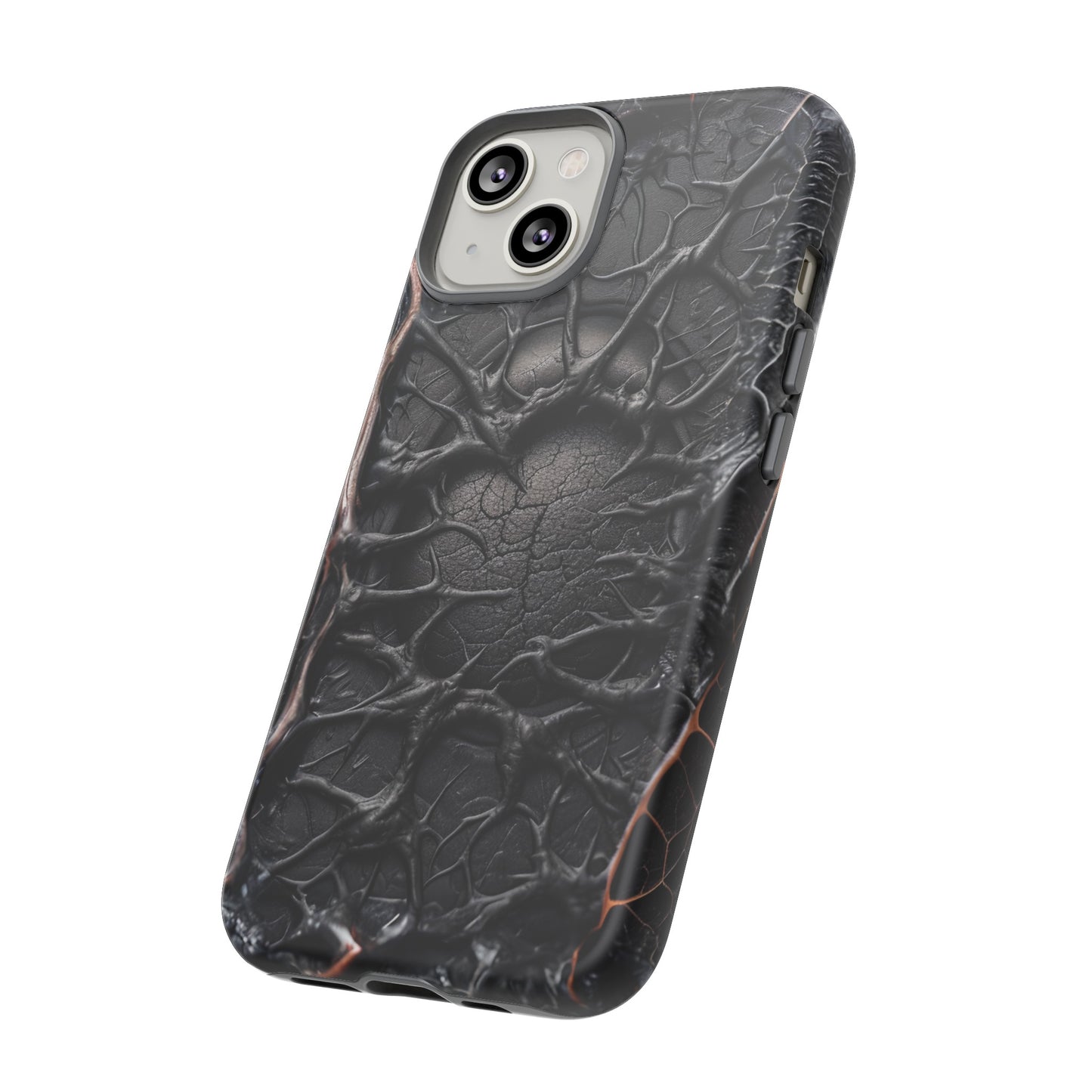 Black Veins Tough Phone Case – Lovecraftian Horror Design for iPhone, Samsung Galaxy, and Google Pixel Devices