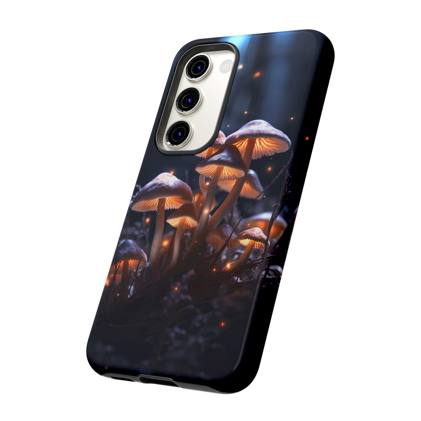 Glowing Mushrooms at Night Phone Case – Enchanting Fantasy Forest Design for iPhone, Samsung Galaxy, and Google Pixel Devices