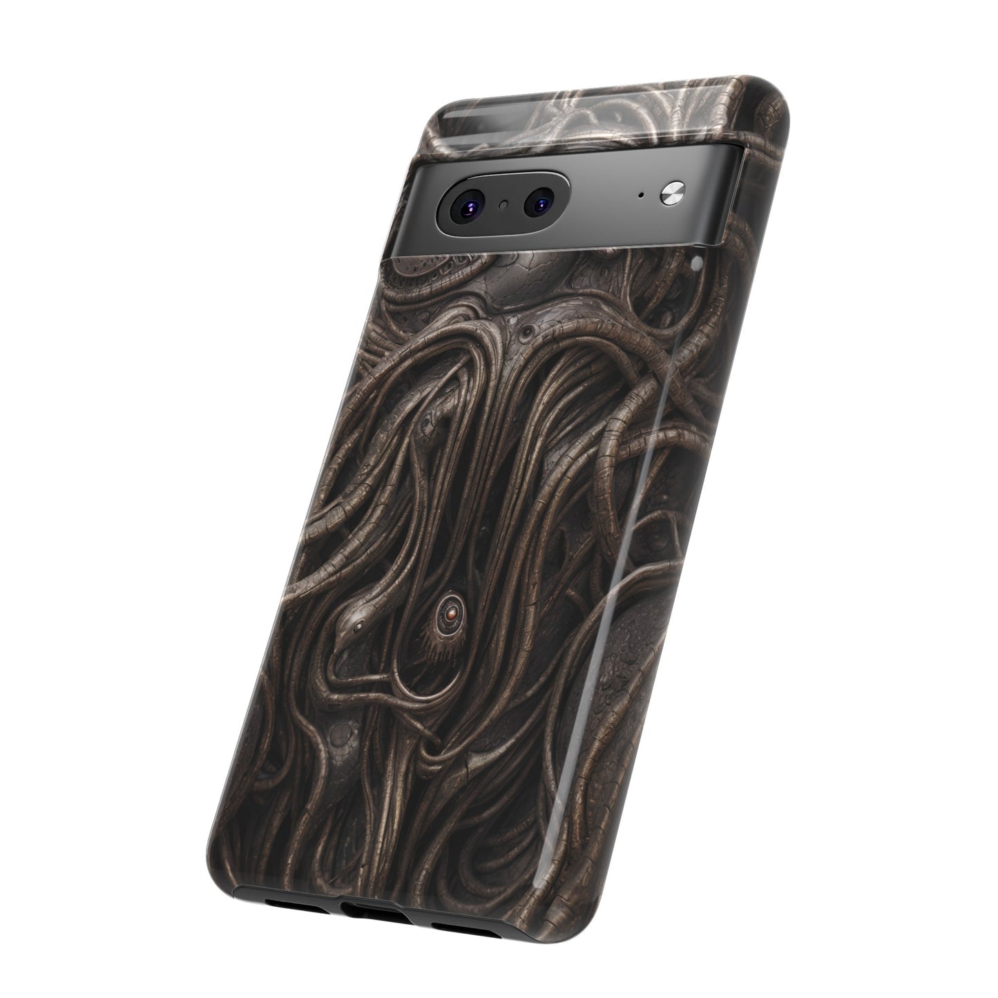 Biomechanical Horror 4 Phone Case – Futuristic Alien Design for iPhone, Samsung Galaxy, and Google Pixel Devices