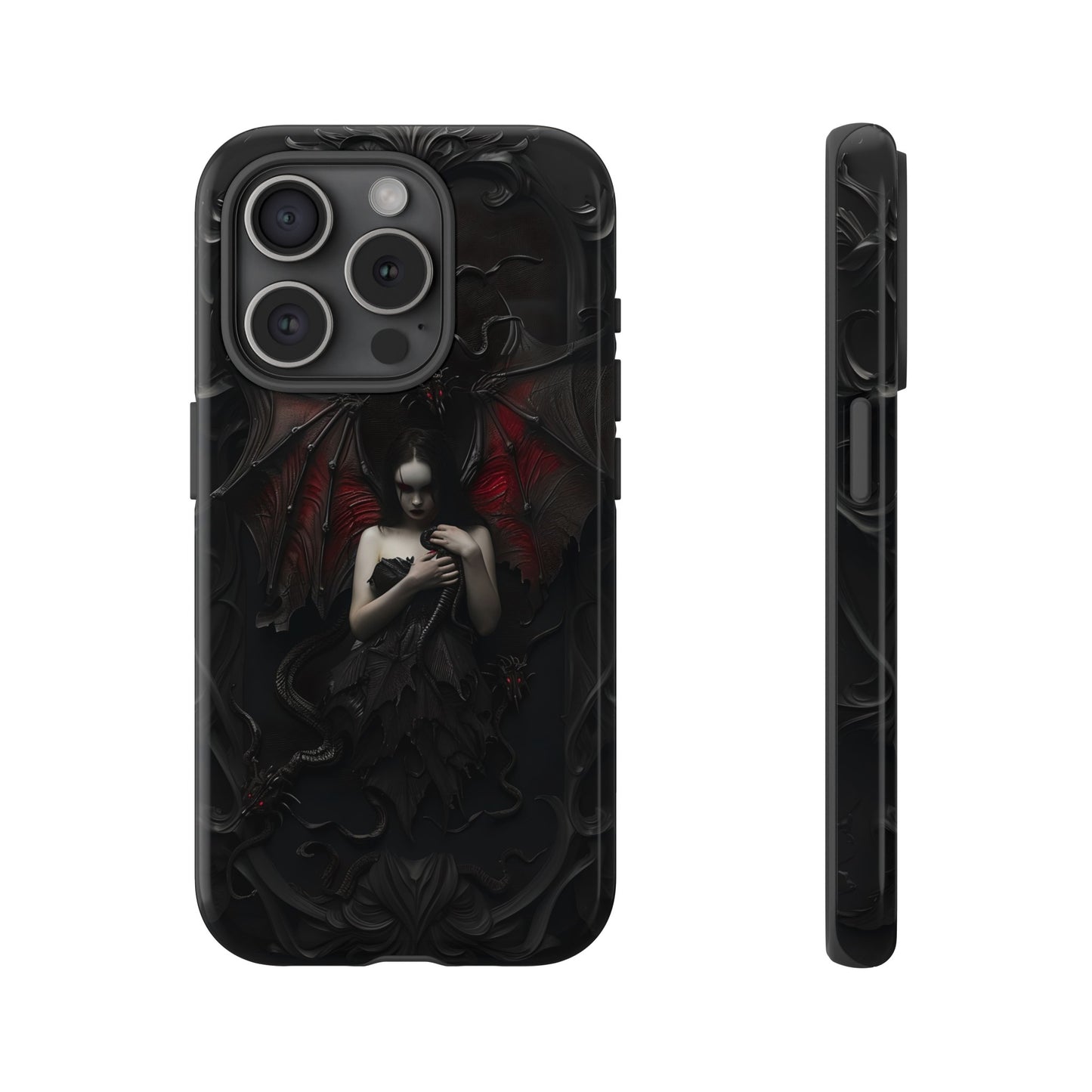 Succubus Phone Case - Dark Fantasy Gothic Design for iPhone, Samsung Galaxy, and Google Pixel Devices