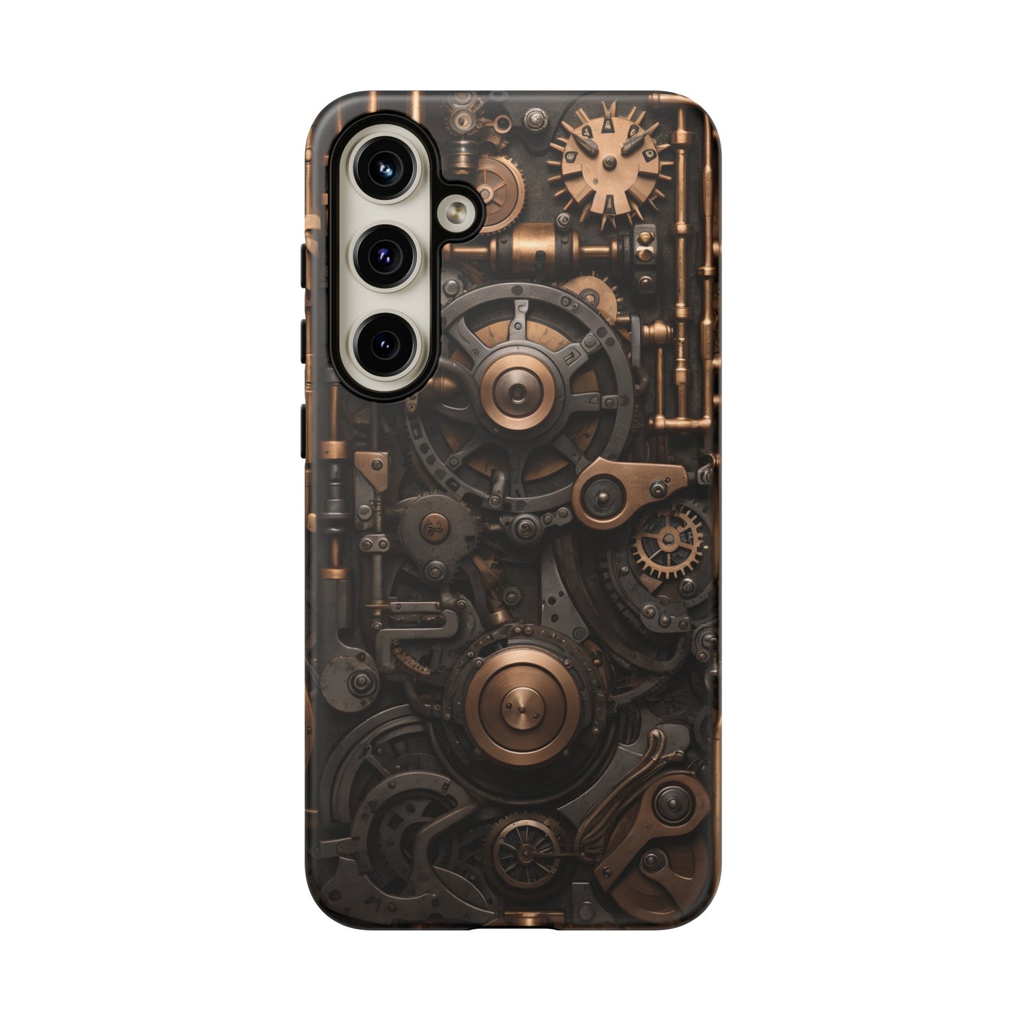 Steampunk Machine Phone Case – Victorian Gears Design for iPhone, Samsung Galaxy, and Google Pixel Devices