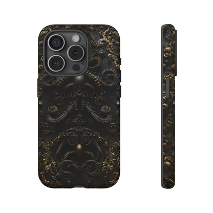 Gothic Steampunk Tentacle Phone Case - Unique Gothic Design for iPhone, Samsung Galaxy, and Google Pixel Devices