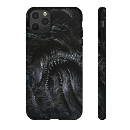 Surreal Biomechanical Phone Case - Gothic Sci-Fi Art for iPhone, Samsung Galaxy, and Google Pixel Devices