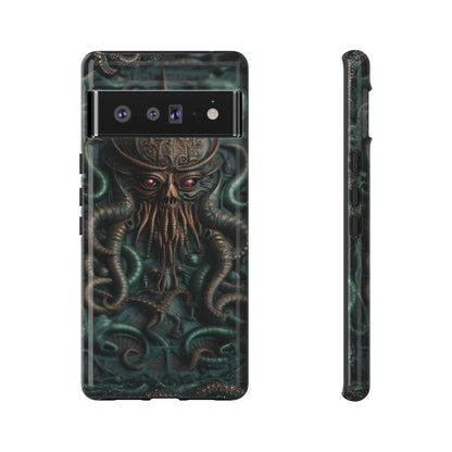 Nameless Dread Tough Phone Case – Lovecraftian Tentacle Horror Design for iPhone, Samsung Galaxy, and Google Pixel Devices