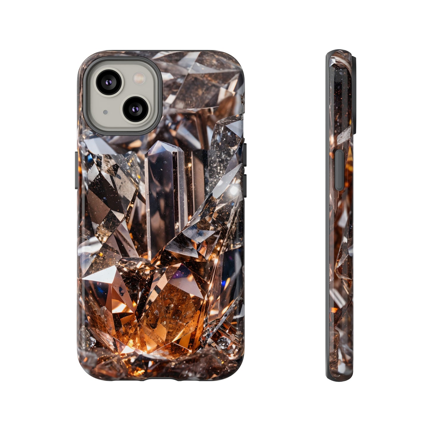 Crystalline Phone Case – Healing Crystal Quartz Design for iPhone, Samsung Galaxy, and Google Pixel Devices