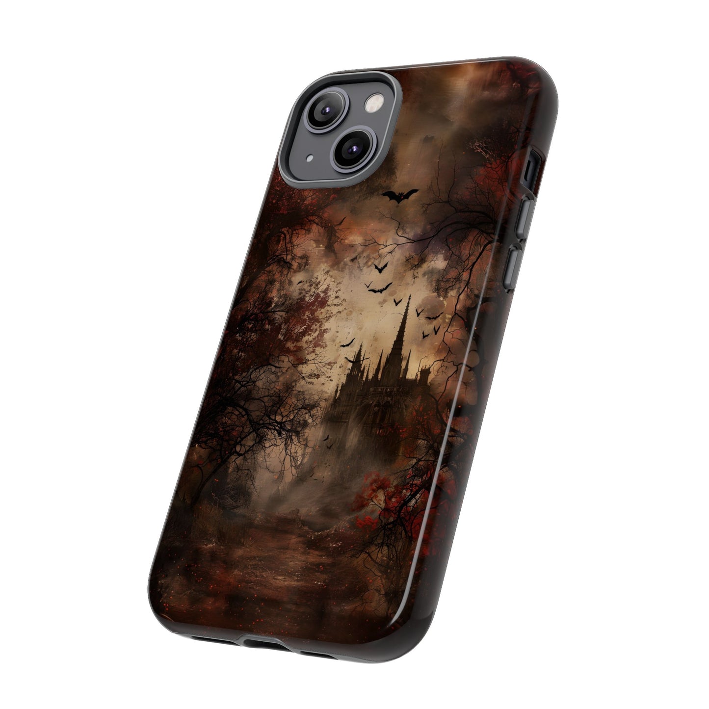 Gothic Castle Phone Case - Spooky Halloween Design for iPhone, Samsung Galaxy, Google Pixel Devices