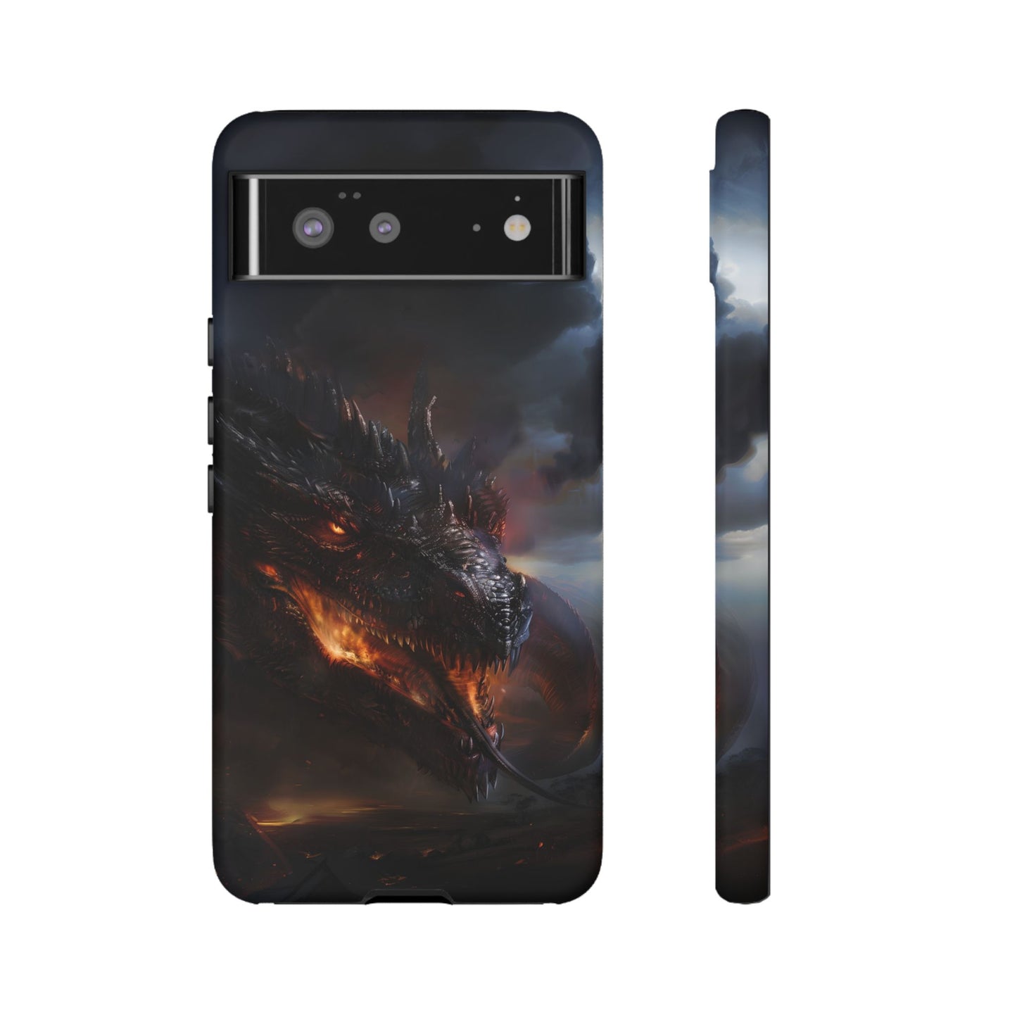 Fiery Dragon Phone Case - Epic Fantasy Art for iPhone, Samsung Galaxy, and Google Pixel Devices