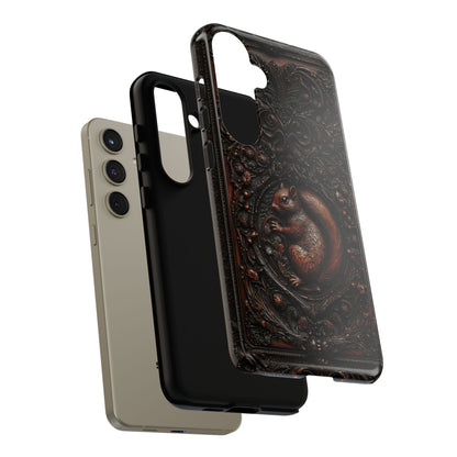 Gothic Woodland Squirrel Phone Case - Nature and Fantasy Inspired Design