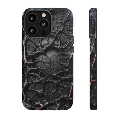 Black Veins Tough Phone Case – Lovecraftian Horror Design for iPhone, Samsung Galaxy, and Google Pixel Devices