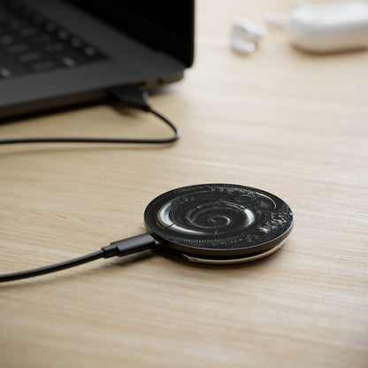 Futuristic Biomechanical Coil Wireless Charging Pad