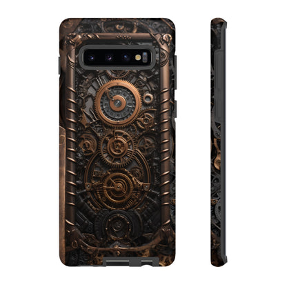 Gearworks 2 Phone Case – Steampunk Victorian Design with Gears and Clockwork for iPhone, Samsung Galaxy, and Google Pixel Devices