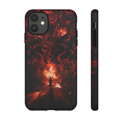 The Road to Hell Phone Case – Gothic Demon and Devil Design for iPhone, Samsung Galaxy, and Google Pixel Devices