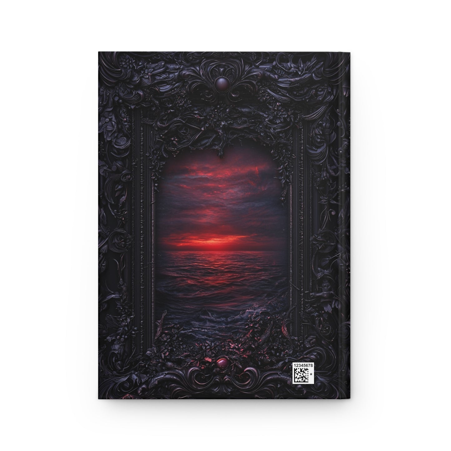 Gothic Sunset Ocean Hardcover Journal