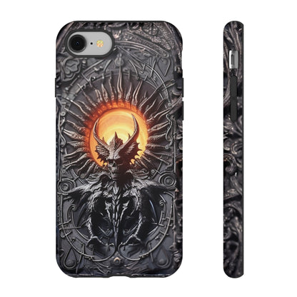 Skeletal Demonic King Phone Case – Ornate Gothic Design for iPhone, Samsung Galaxy, and Google Pixel Devices