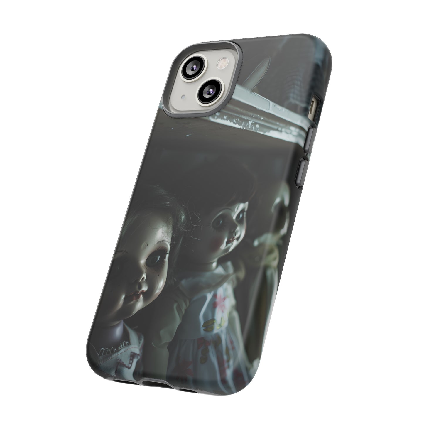 Creepy Dolls Phone Case – Eerie Vintage Doll Design for iPhone, Samsung Galaxy, and Google Pixel Devices