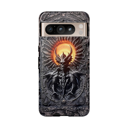 Skeletal Demonic King Phone Case – Ornate Gothic Design for iPhone, Samsung Galaxy, and Google Pixel Devices