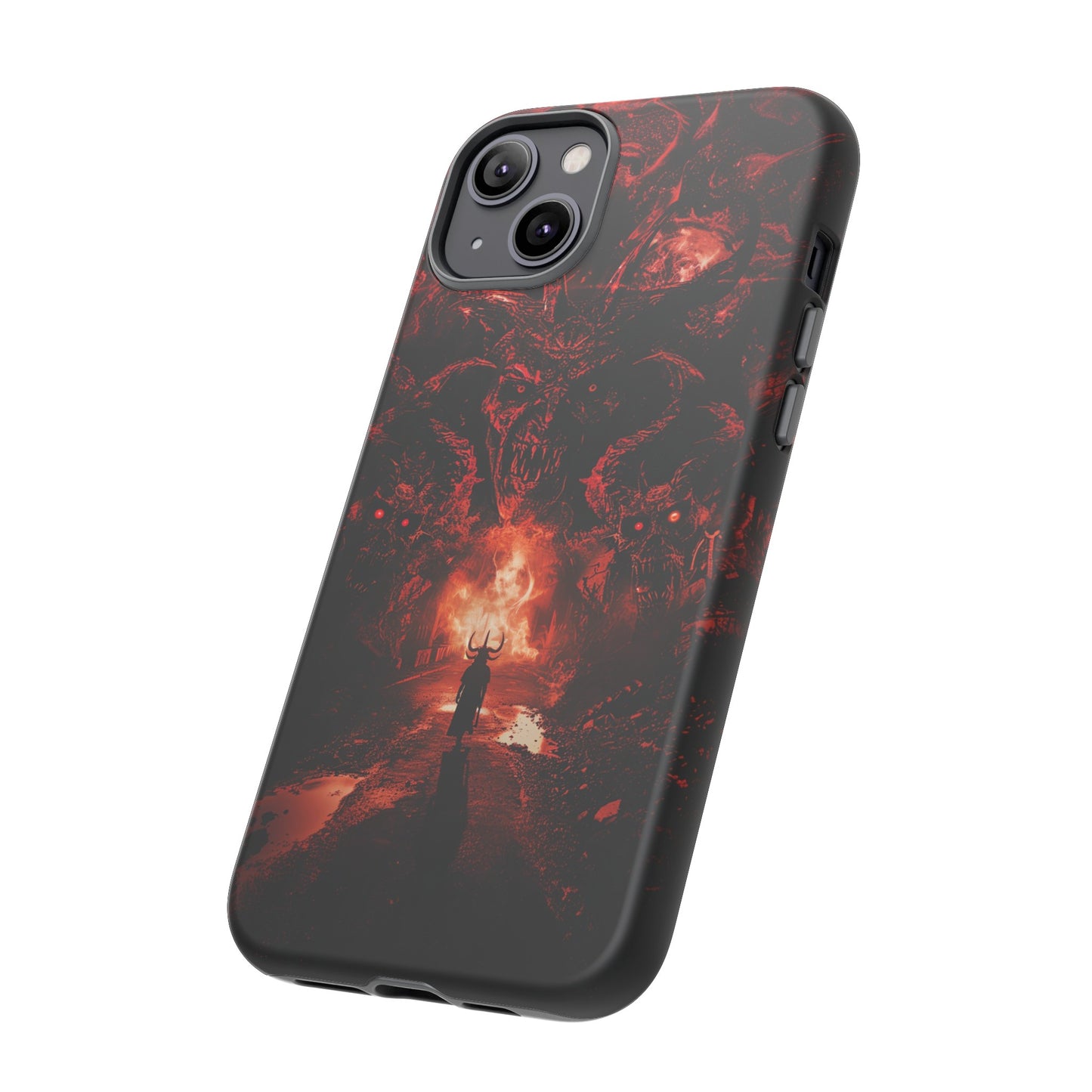 The Road to Hell Phone Case – Gothic Demon and Devil Design for iPhone, Samsung Galaxy, and Google Pixel Devices