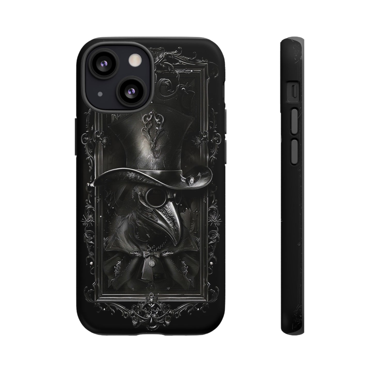 Gothic Plague Doctor Phone Case - Mysterious and Dark Design for iPhone, Samsung Galaxy, and Google Pixel Devices