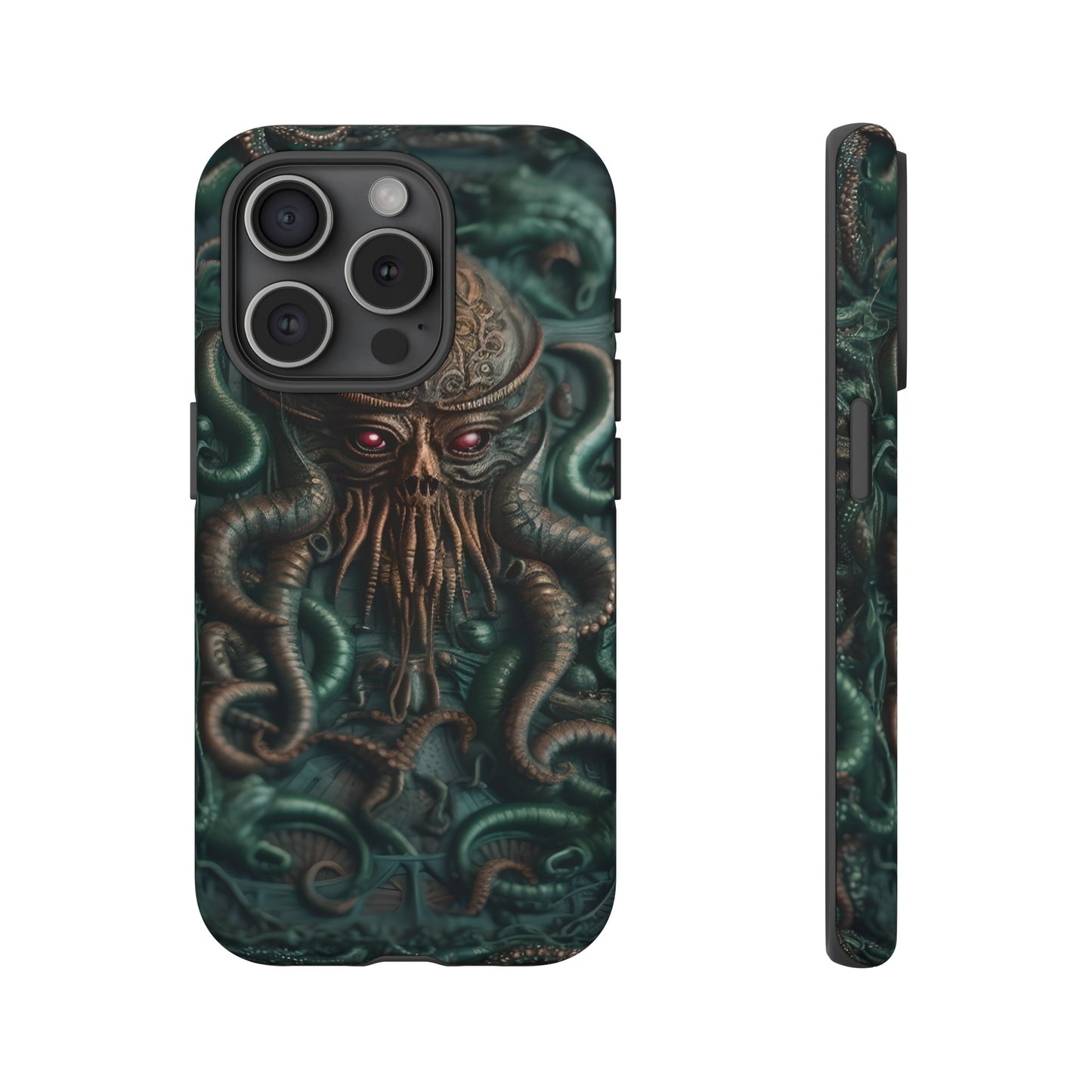 Nameless Dread Tough Phone Case – Lovecraftian Tentacle Horror Design for iPhone, Samsung Galaxy, and Google Pixel Devices