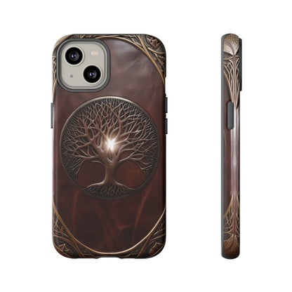 Tree of Life Tough Phone Case – Fantasy Art Design for iPhone, Samsung Galaxy, and Google Pixel Devices