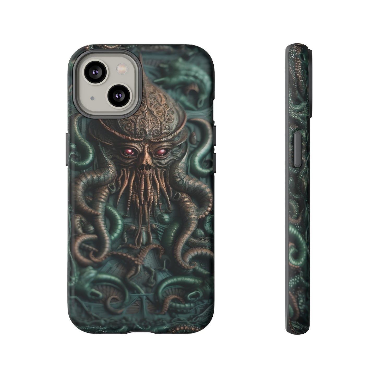 Nameless Dread Tough Phone Case – Lovecraftian Tentacle Horror Design for iPhone, Samsung Galaxy, and Google Pixel Devices