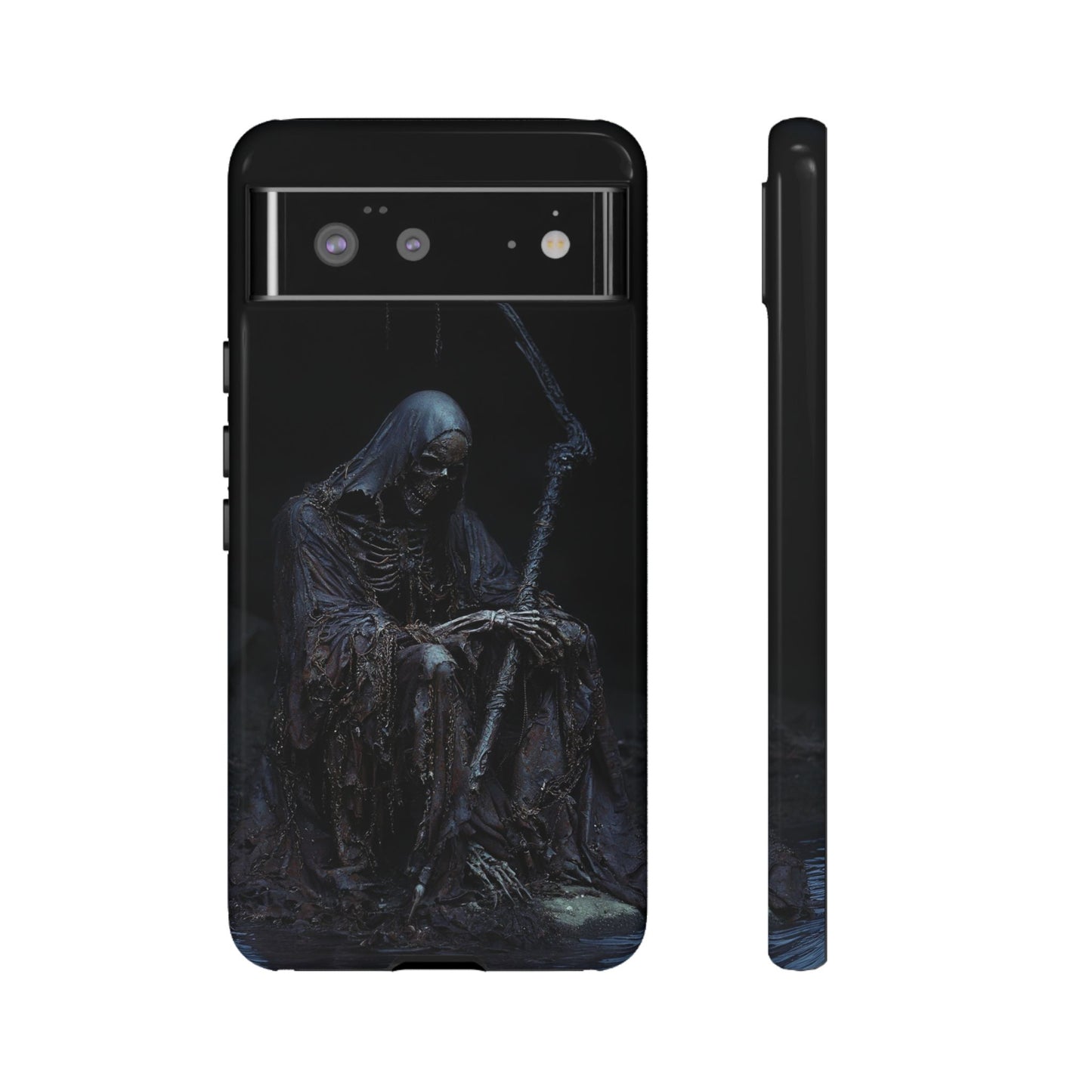 Dark Reaper Phone Case - Gothic Grim Reaper Art for iPhone, Samsung Galaxy, and Google Pixel Devices