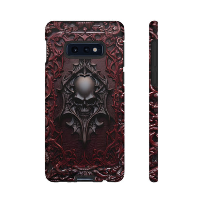 Vampiric Tough Phone Case – Gothic Skull Vampire Design for iPhone, Samsung Galaxy, and Google Pixel Devices