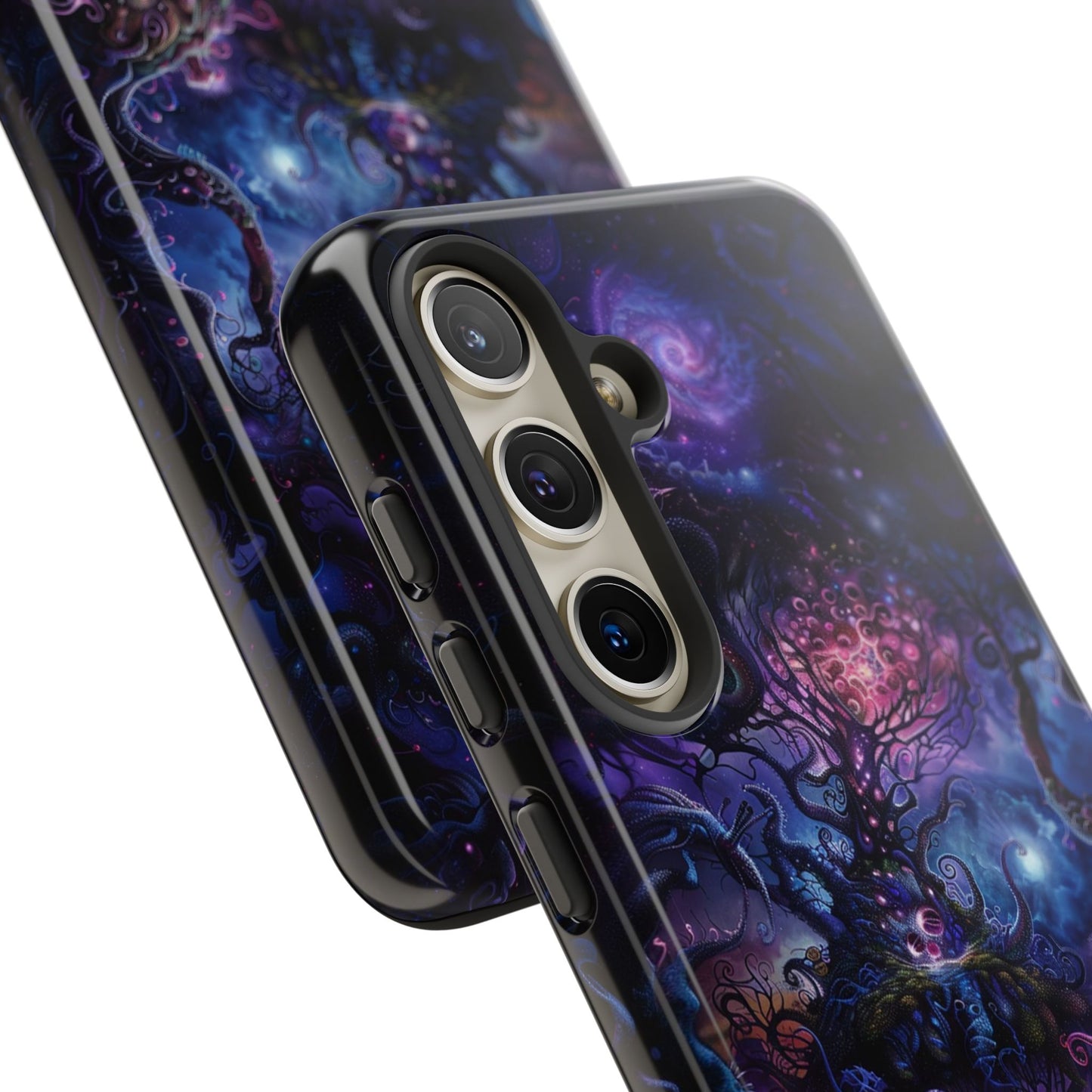 Trippy Psychedelic Alien Landscape Phone Case - Vibrant Abstract Design for iPhone, Samsung Galaxy and Google Pixel Devices