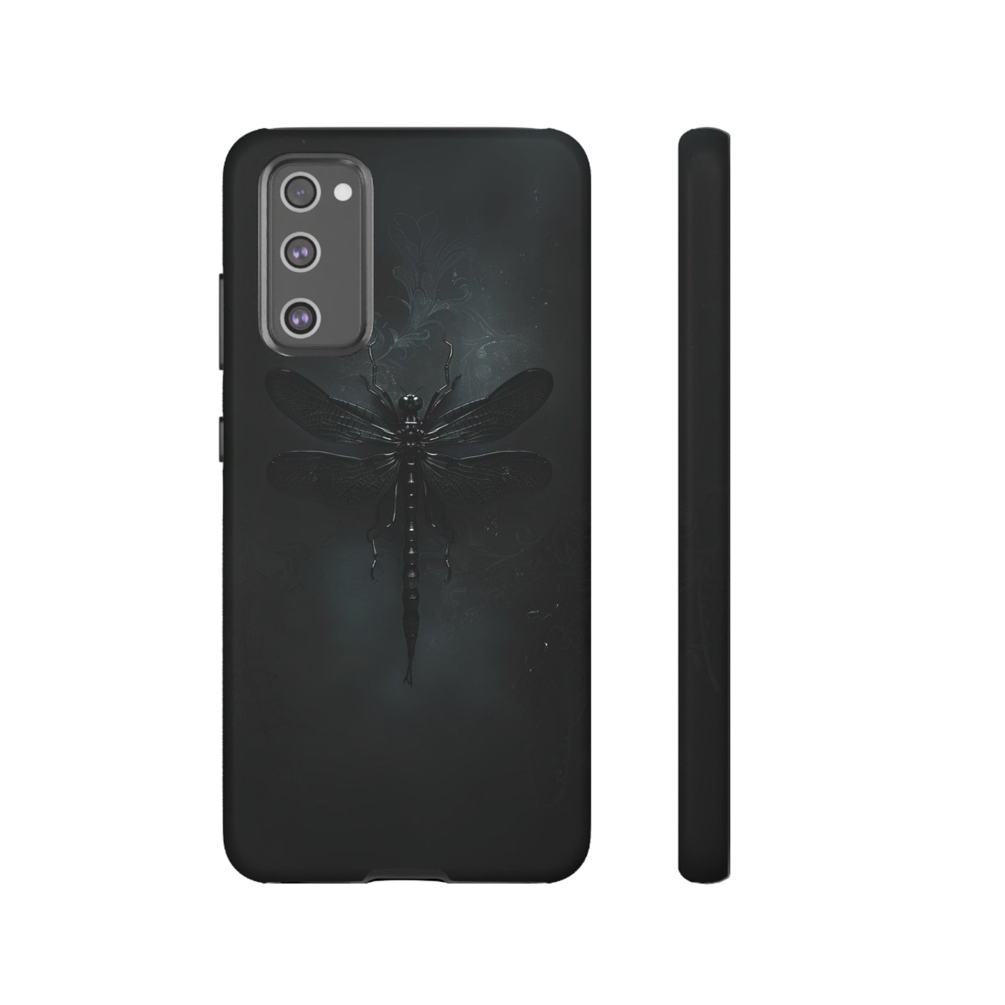 Gothic Dragonfly Phone Case – Dark Elegance Design for iPhone, Samsung Galaxy, and Google Pixel Devices