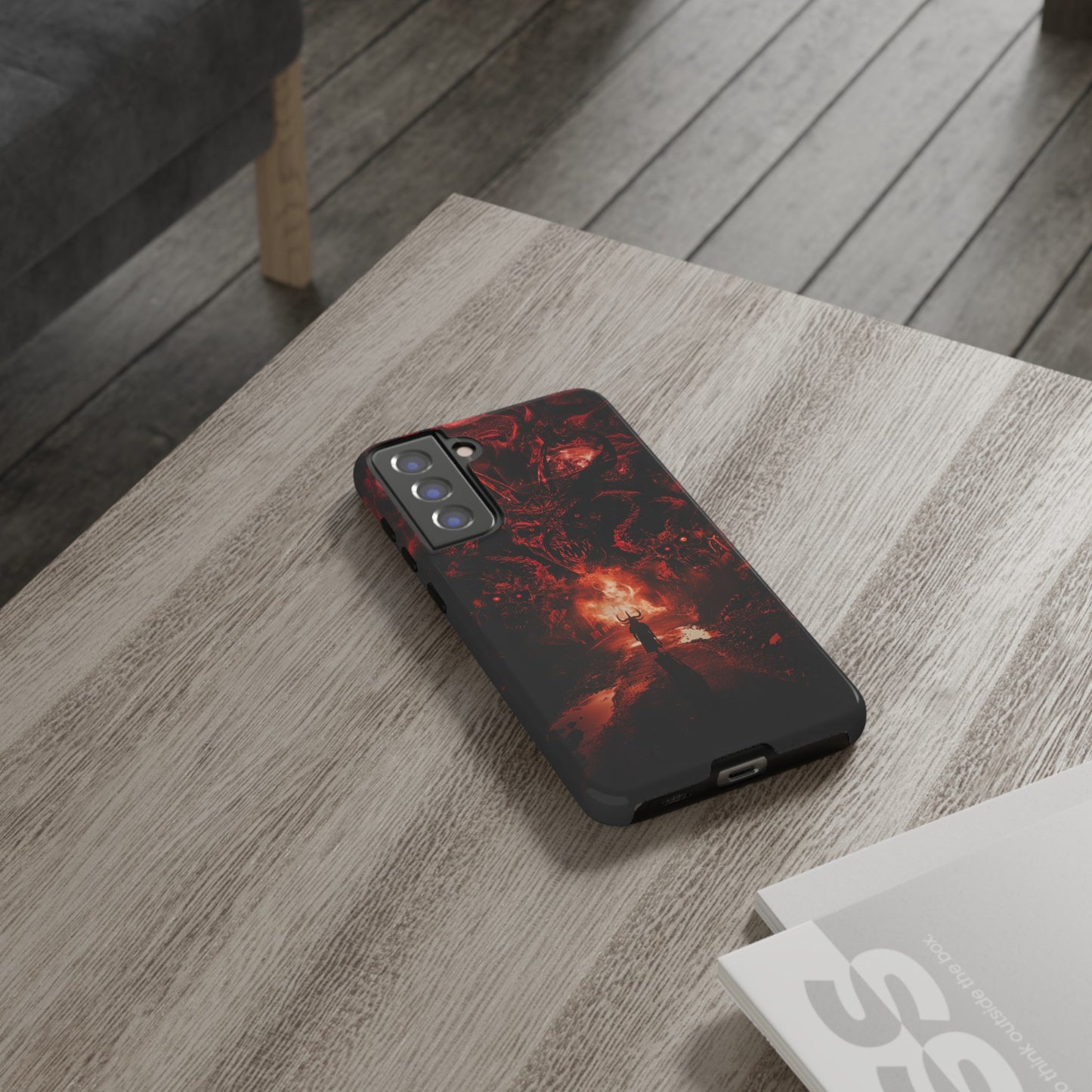 The Road to Hell Phone Case – Gothic Demon and Devil Design for iPhone, Samsung Galaxy, and Google Pixel Devices