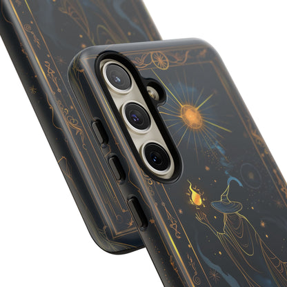 Enchanted Wizard Spellcaster Galaxy Phone Case - Mystical Wizardry Art For iPhone, Samsung Galaxy, and Google Pixel Devices