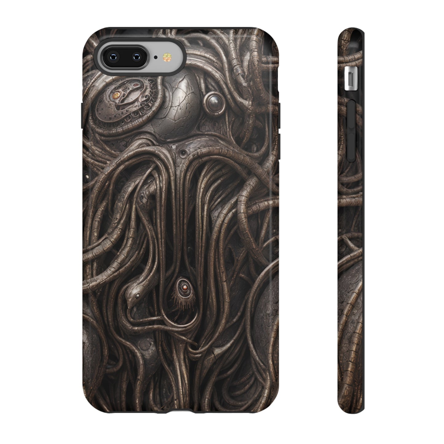 Biomechanical Horror 4 Phone Case – Futuristic Alien Design for iPhone, Samsung Galaxy, and Google Pixel Devices