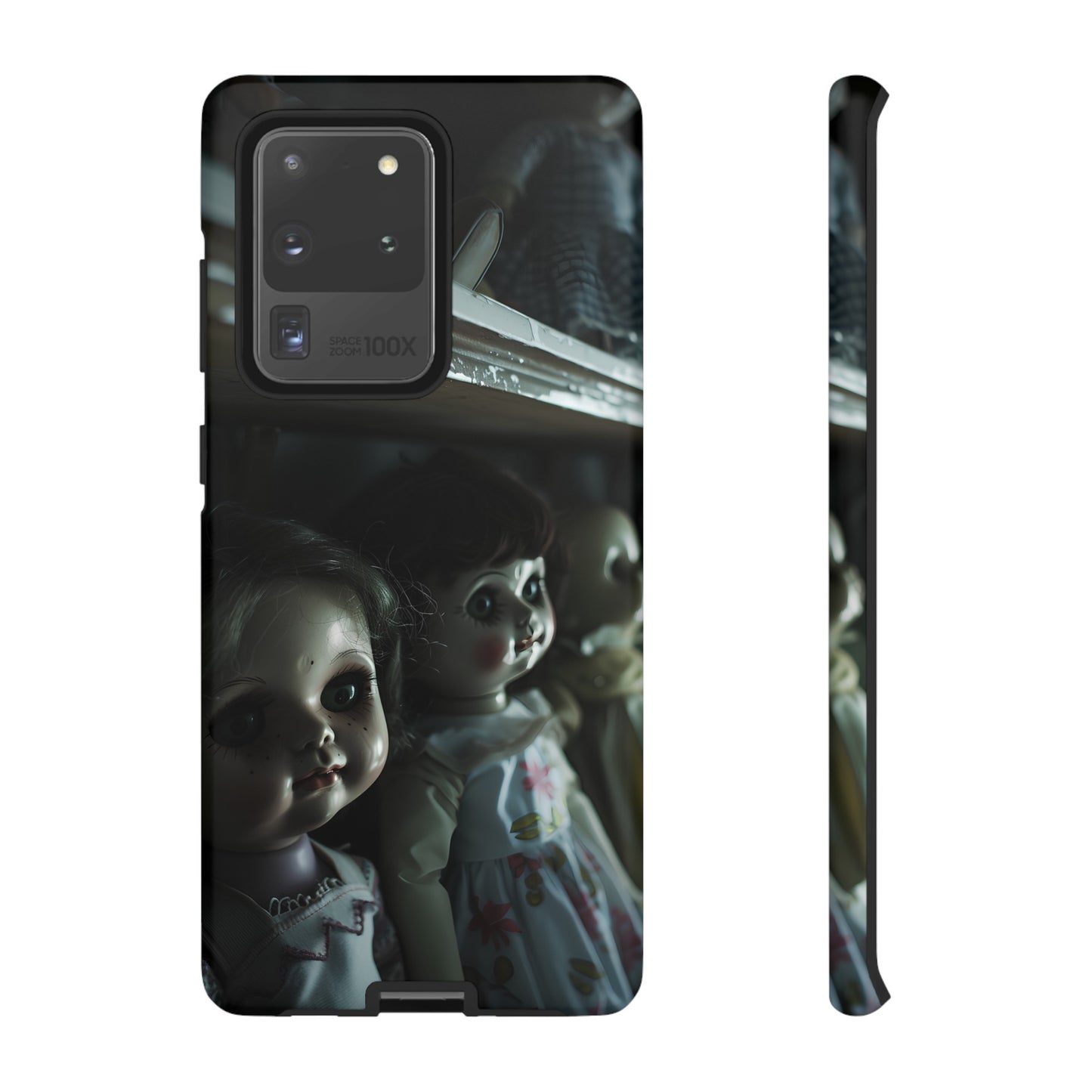 Creepy Dolls Phone Case – Eerie Vintage Doll Design for iPhone, Samsung Galaxy, and Google Pixel Devices