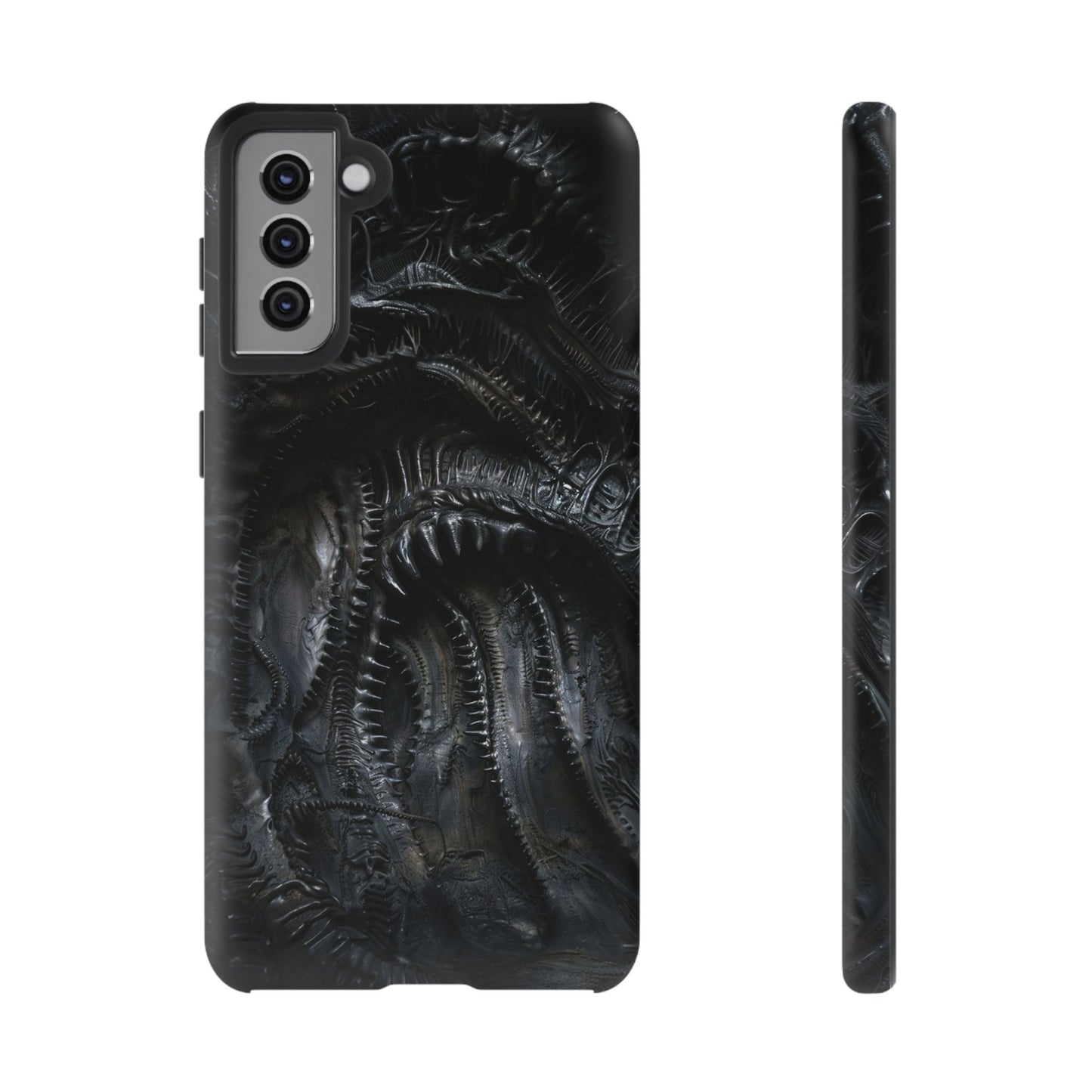 Surreal Biomechanical Phone Case - Gothic Sci-Fi Art for iPhone, Samsung Galaxy, and Google Pixel Devices