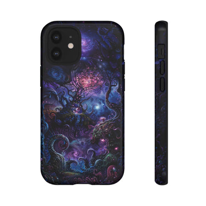 Trippy Psychedelic Alien Landscape Phone Case - Vibrant Abstract Design for iPhone, Samsung Galaxy and Google Pixel Devices