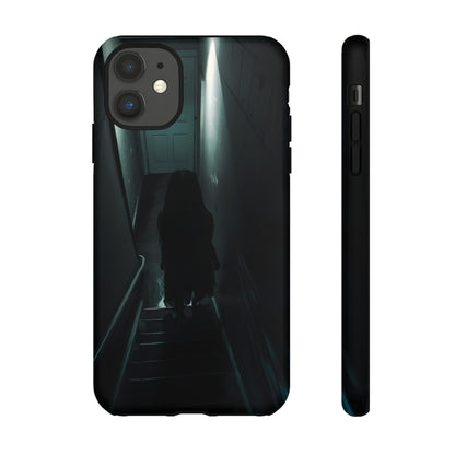 Creepy Ghost Girl Phone Case – Horror Possessed Design for iPhone, Samsung Galaxy, and Google Pixel Devices