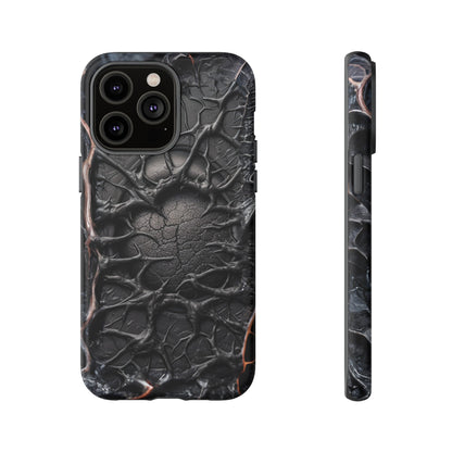 Black Veins Tough Phone Case – Lovecraftian Horror Design for iPhone, Samsung Galaxy, and Google Pixel Devices