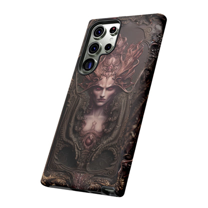 Dark Lilith Phone Case – Horned Hell Horror Design for iPhone, Samsung Galaxy, and Google Pixel Devices